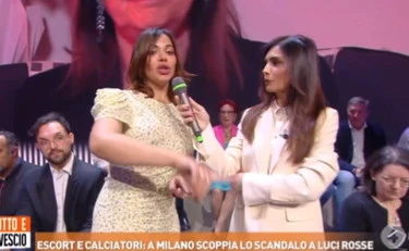 Dritto e rovescio, Miss Escort sconvolge del Debbio: "Cosa mi chiedono i miei clienti"