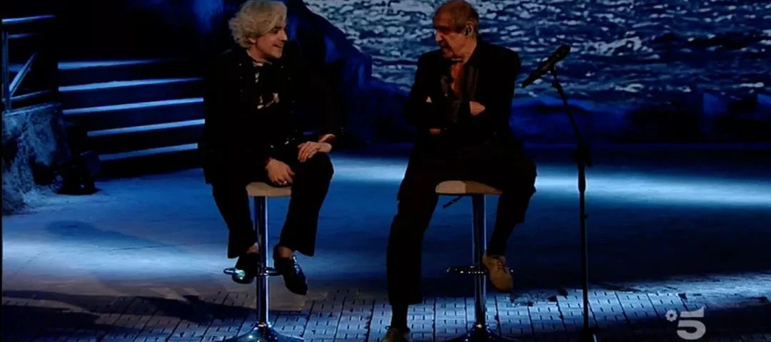 Adrian, frecciata a Gigi d'Alessio in diretta: Celentano gli ride in faccia