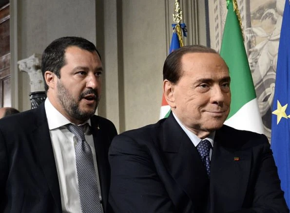 Sondaggio Tecnè, Lega al 31,3 per cento. Silvio Berlusconi: "Matteo Salvini ha bisogno di noi e della Meloni"