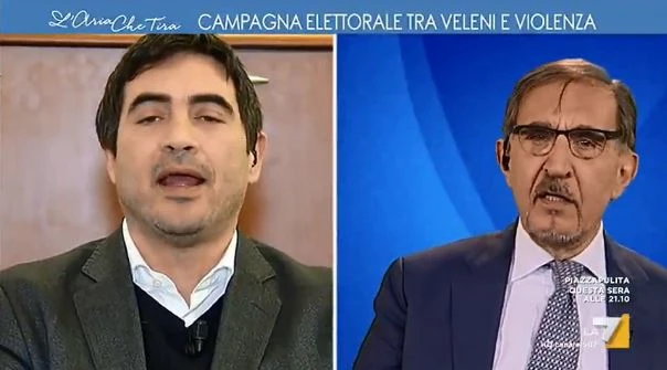 L'aria che tira, Fratoianni sbrocca contro Ignazio La Russa: "Picchiatore fascista". E lui lo asfalta: "Potrei..."