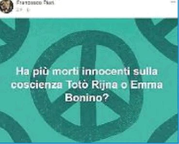 Muore Riina, il prete a Bologna: "Ha fatto più morti lui o Emma Bonino?"