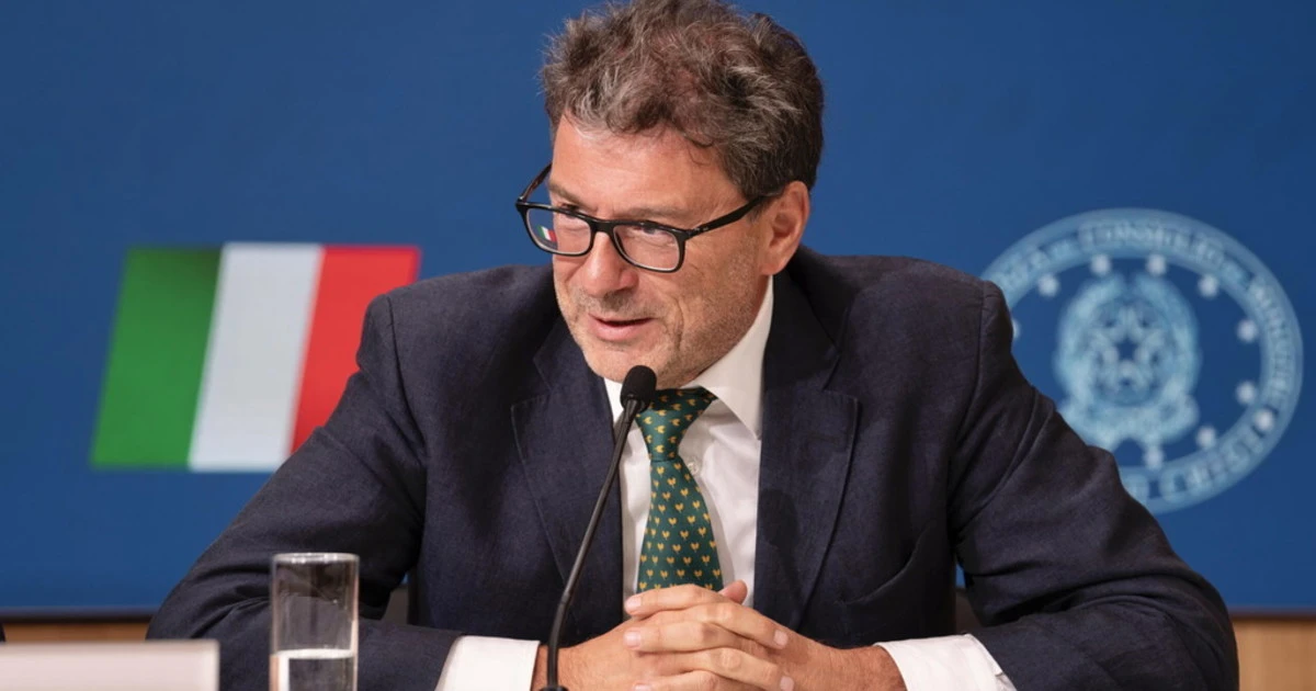 Il ministro Giorgetti presenta la Finanziaria