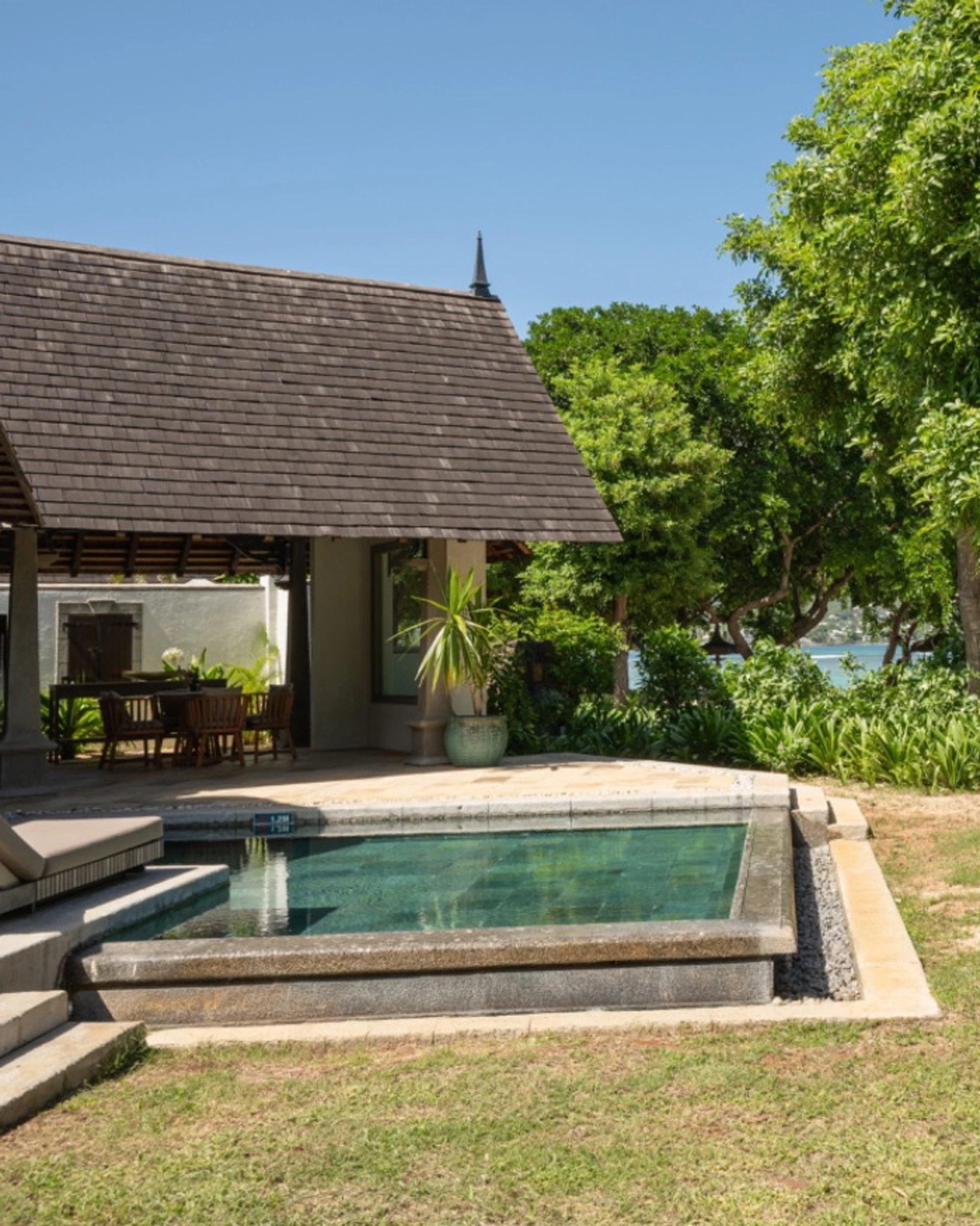 Le ville da sogno a Mauritius con vista su Le Morne, patrimonio Unesco