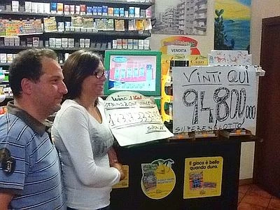 Superenalotto, a Catania il '6' da 94,8 mln