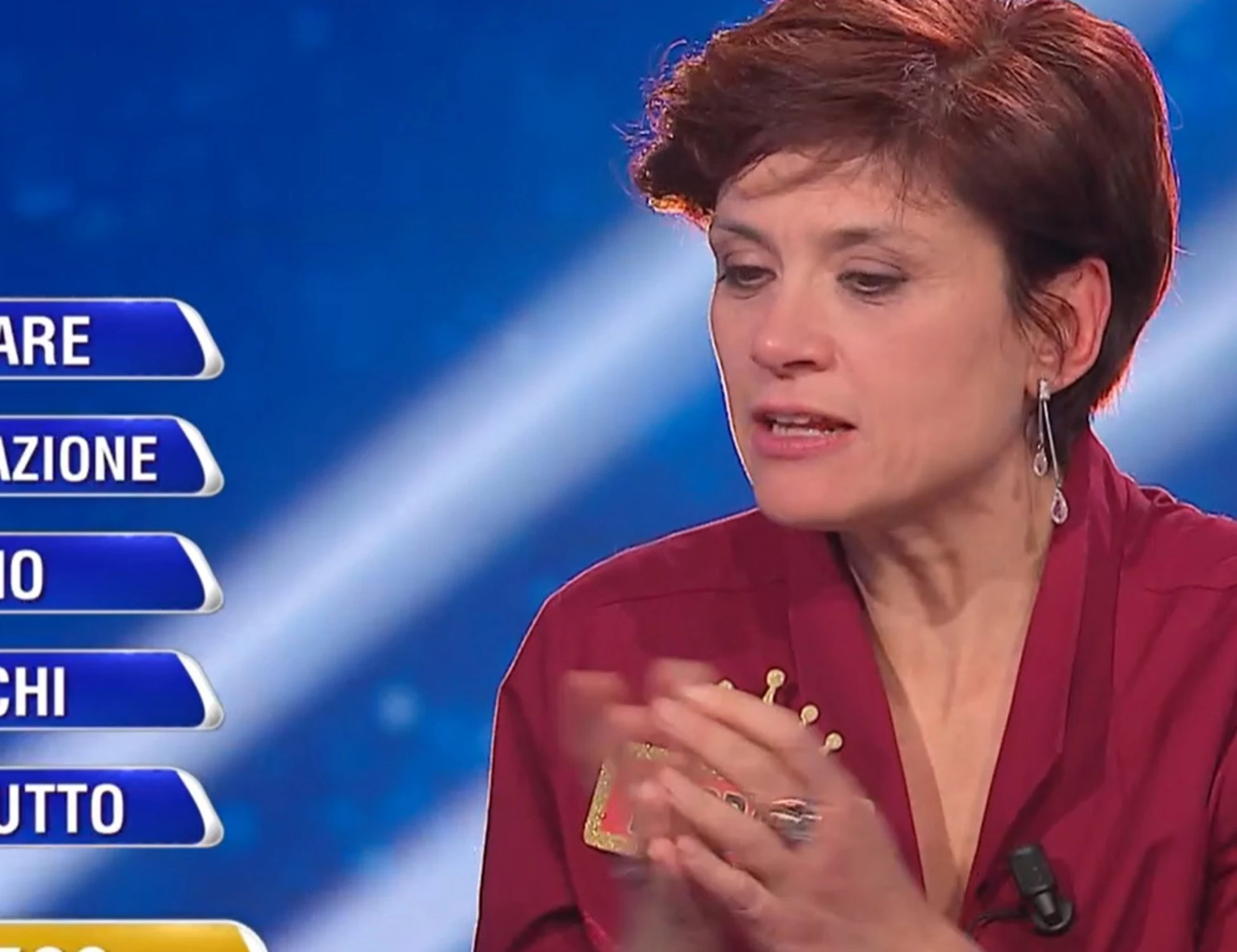 L'Eredità, Barbara travolta: "Come un petardo su per..."