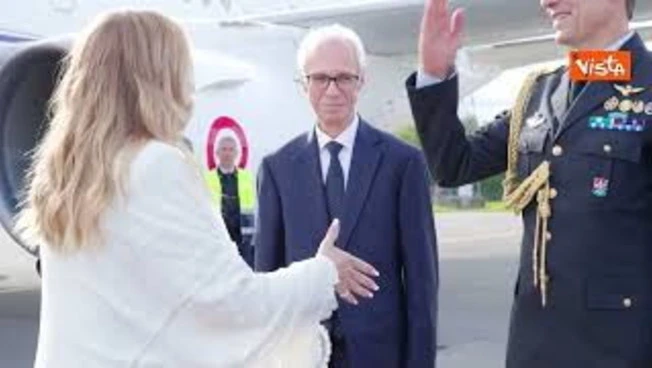 Meloni arriva a Oslo in Novergia per incontro con primo ministro laburista Støre