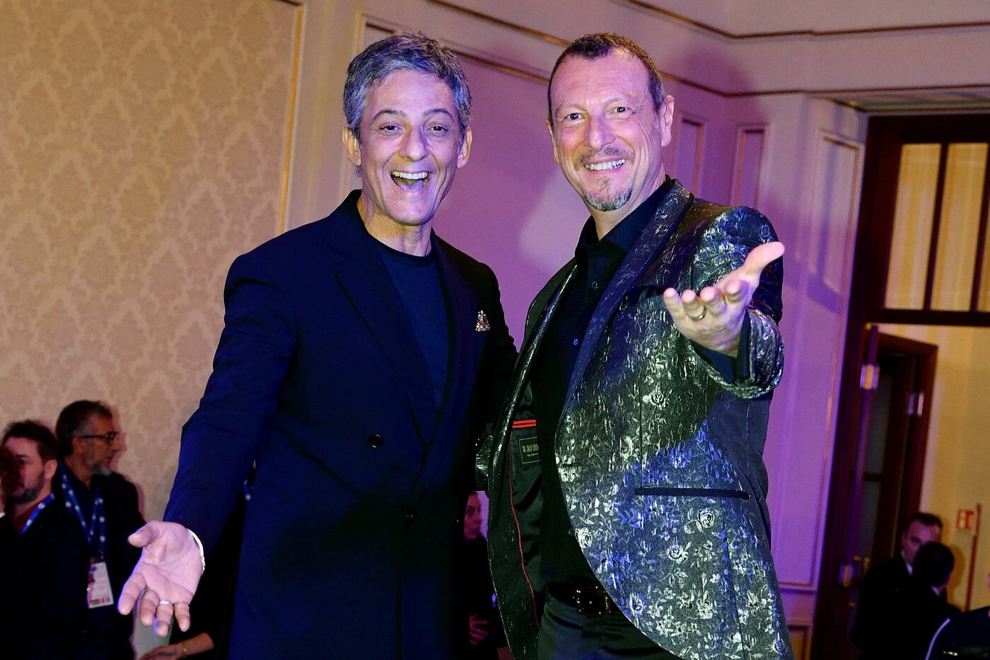Sanremo 2020, Fiorello e Amadeus come non li avete mai visti: la foto vintage di chi sognava già l'Ariston
