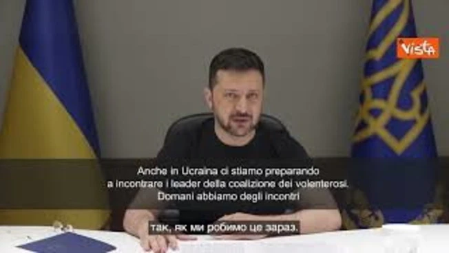 Zelensky: Domani incontro "coalizione volenterosi" in Ucraina