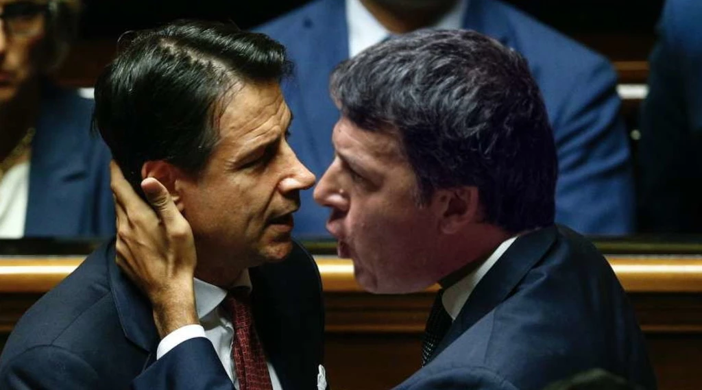 Giuseppe Conte e Matteo Renzi