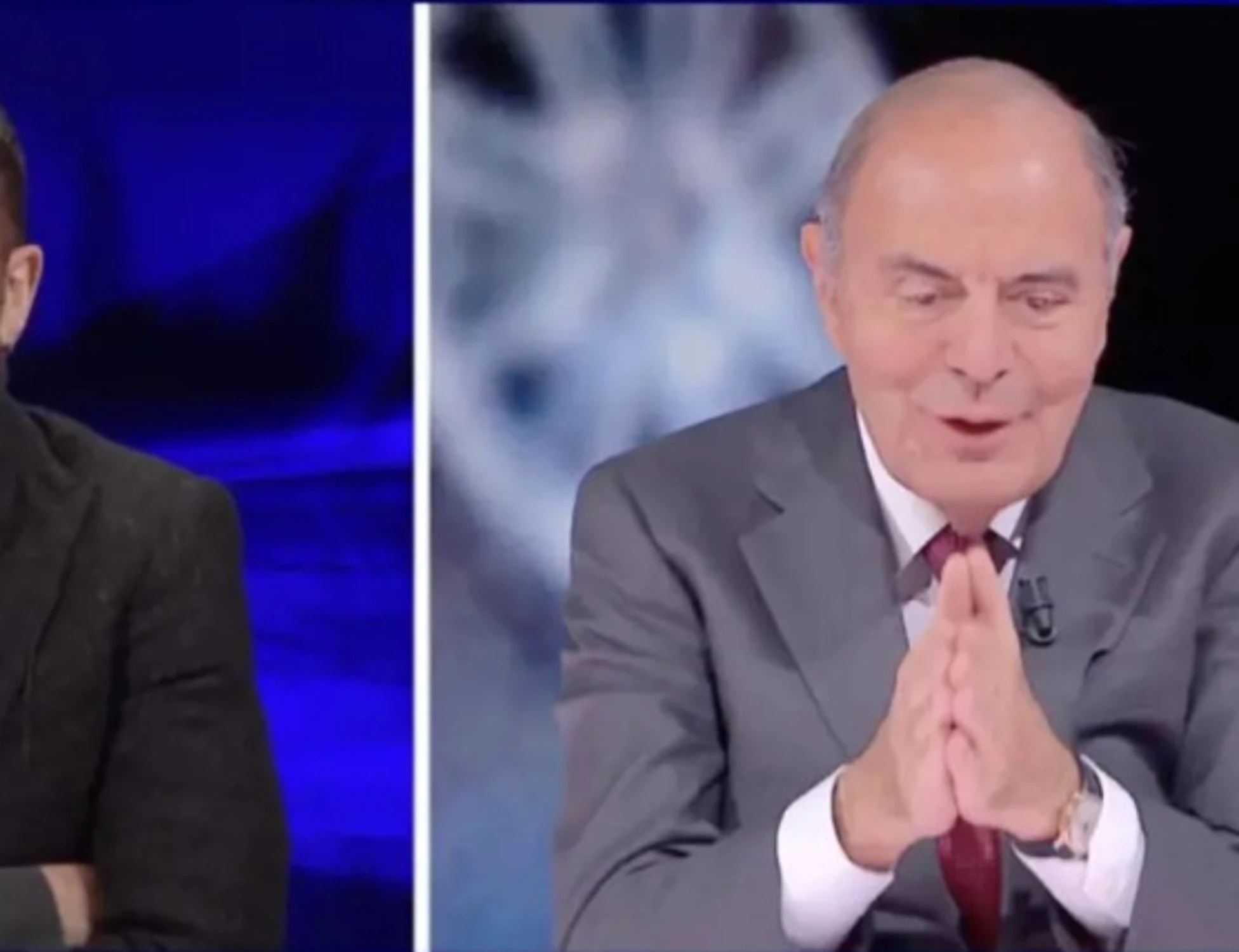 Scanzi insulta Vespa, "Lo dici a tuo figlio". Replica raggelante