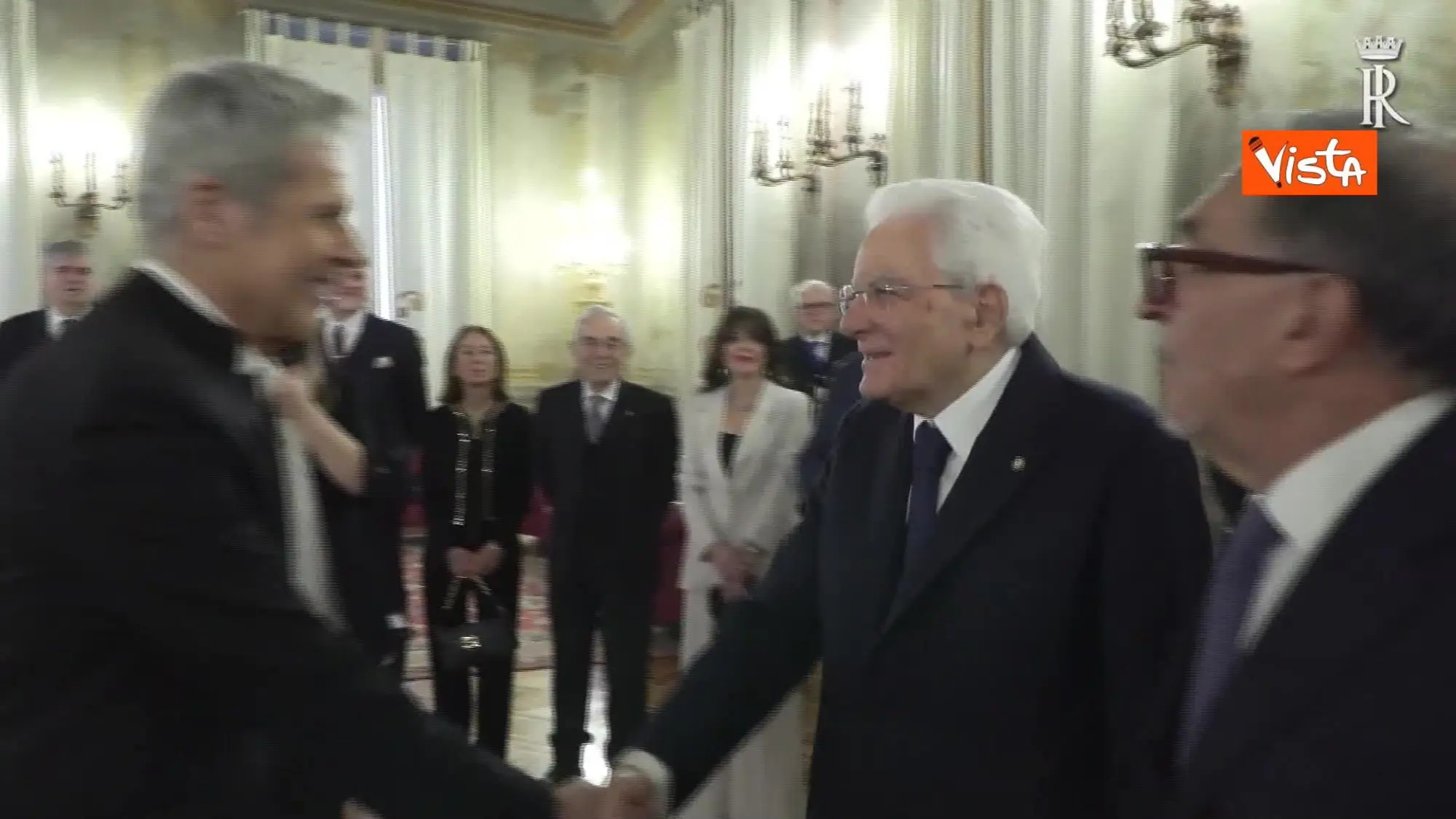 Mattarella al Senato per il concerto di Natale a Palazzo Madama