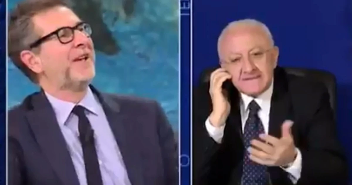 Che tempo che fa, Vincenzo De Luca su Fabio Fazio: "Nonostante la sua aria da fratacchione..."