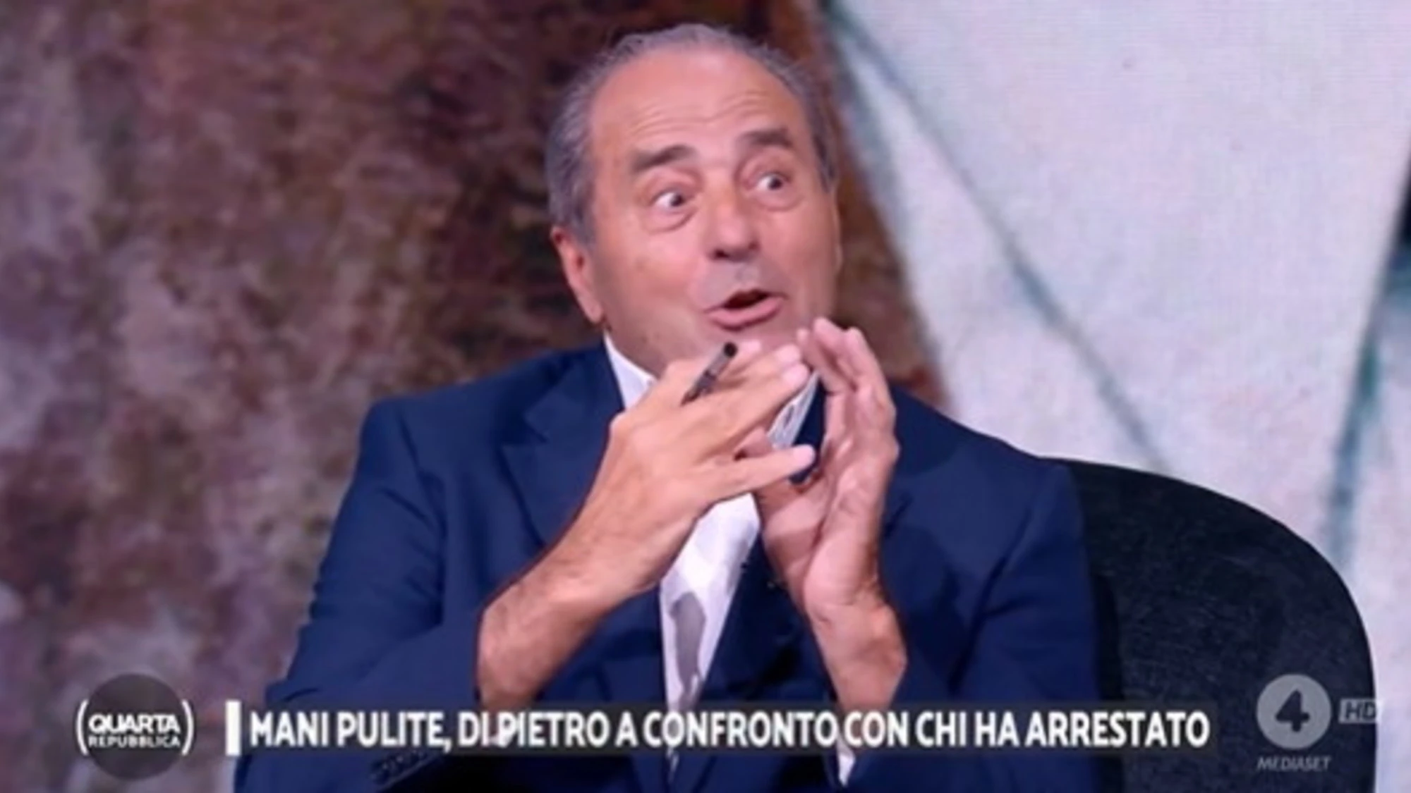 Quarta Repubblica, Antonio Di Pietro: "Lo giuro su mia madre", lo sfogo su Mani Pulite