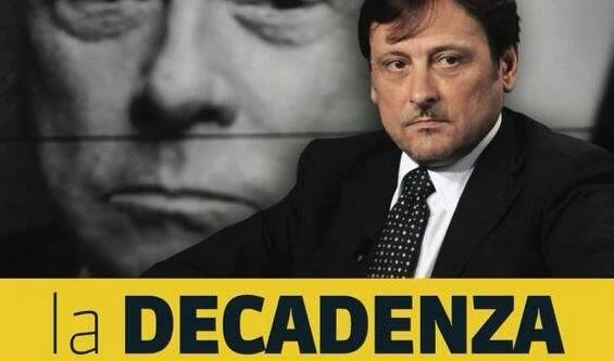 Stefano presenta il libro "La Decadenza" su Silvio Berlusconi