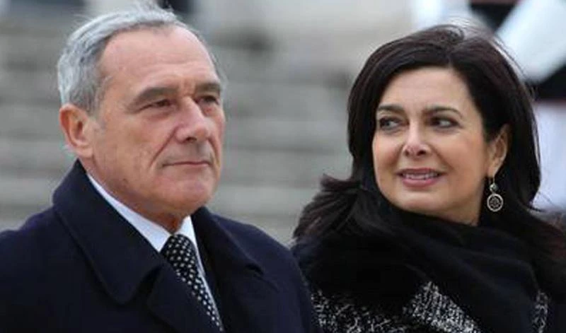Pietro Grasso e Laura Boldrini
