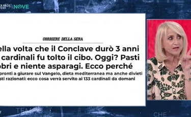 Luciana Littizzetto da Fazio, "anche i fagioli": l'effetto di Leone XIV