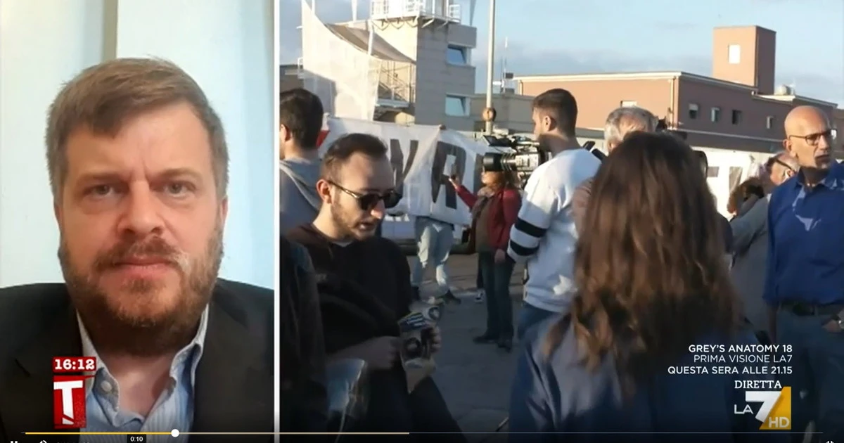 Tagadà, Majorino sbrocca: "Disumano, osceno. Chi mi ricorda", insulti a Piantedosi