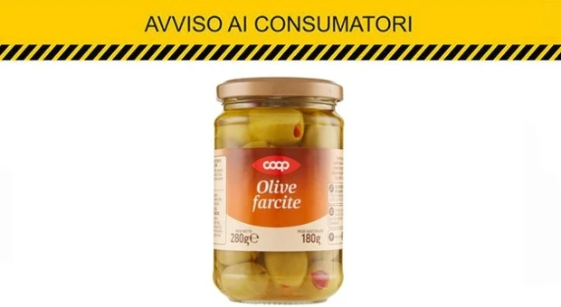 Olive farcite marchio Coop, scatta il ritiro: che rischio si corre, ecco il prodotto interessato