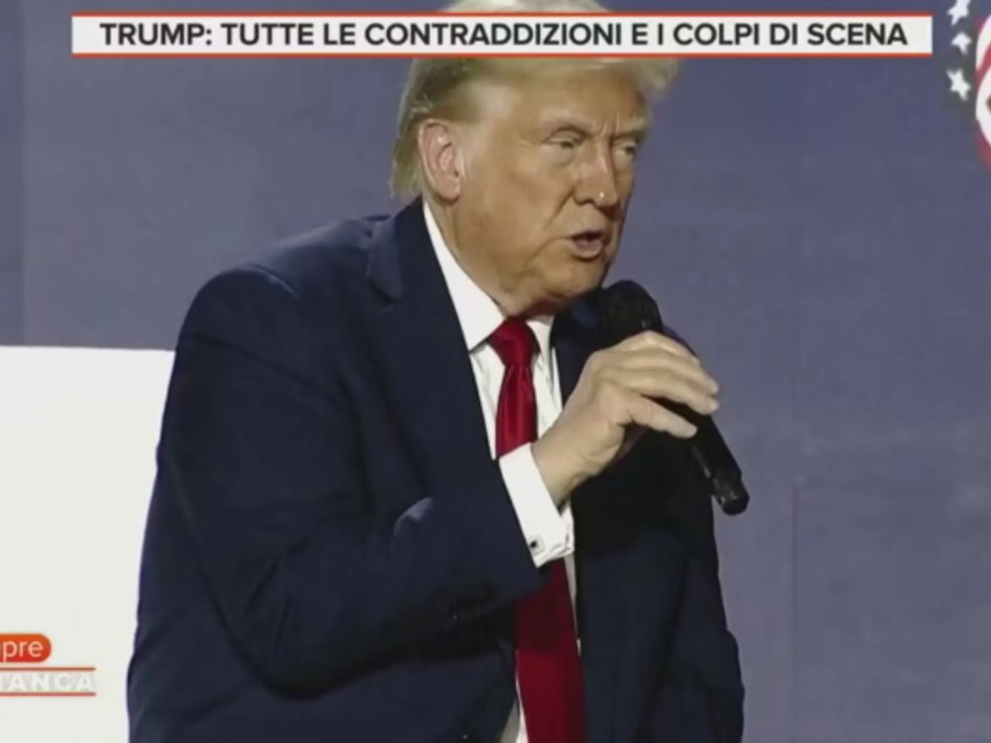Solo insulti a Trump: cosa va in onda su Rete 4