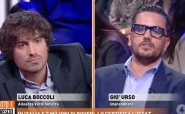 Dritto e Rovescio, "povero comunista!": Del Debbio sbrocca