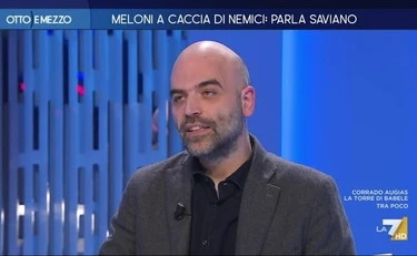 Otto e Mezzo, Saviano infanga Meloni? Autogol, subito smentito