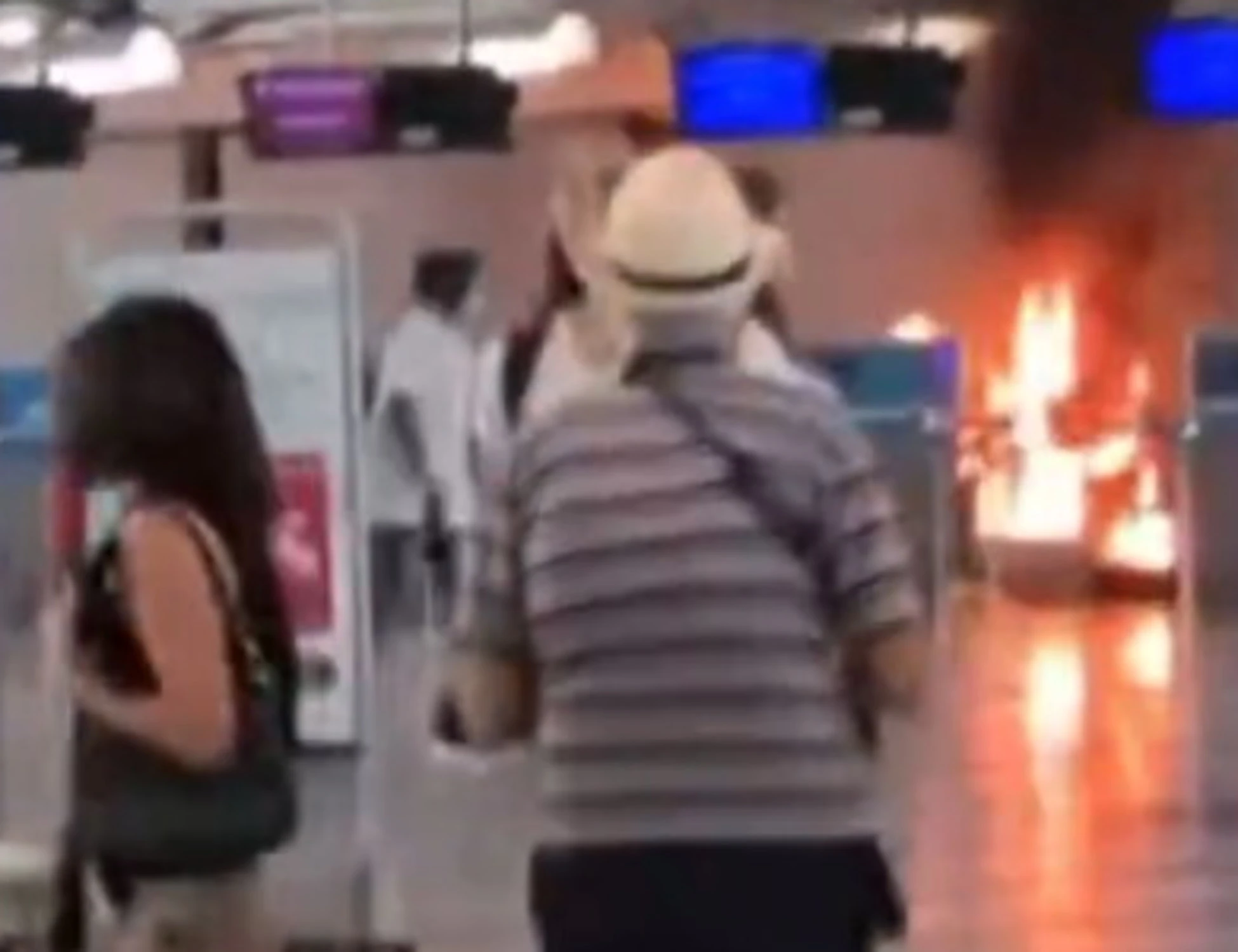 Malpensa, appicca incendio in aeroporto: chi è lo straniero fermato