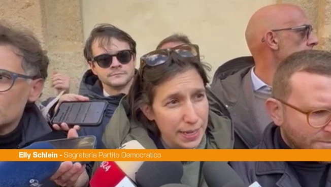 Frana di Niscemi, Schlein "Vicini alla comunità, il Pd farà la sua parte"