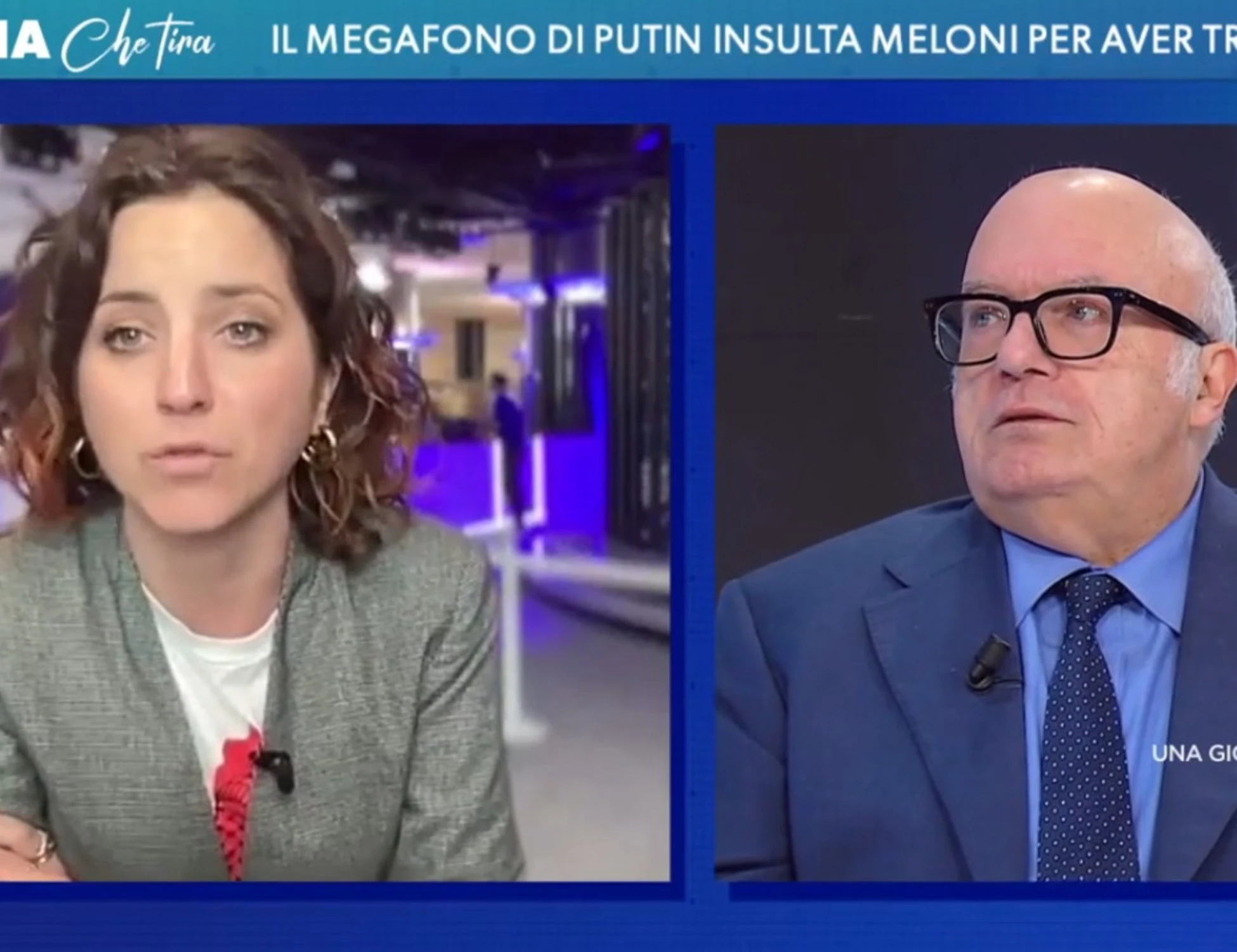 L'aria che tira, Storace fa impazzire la Scuderi: "Perché si arrabbia così?"