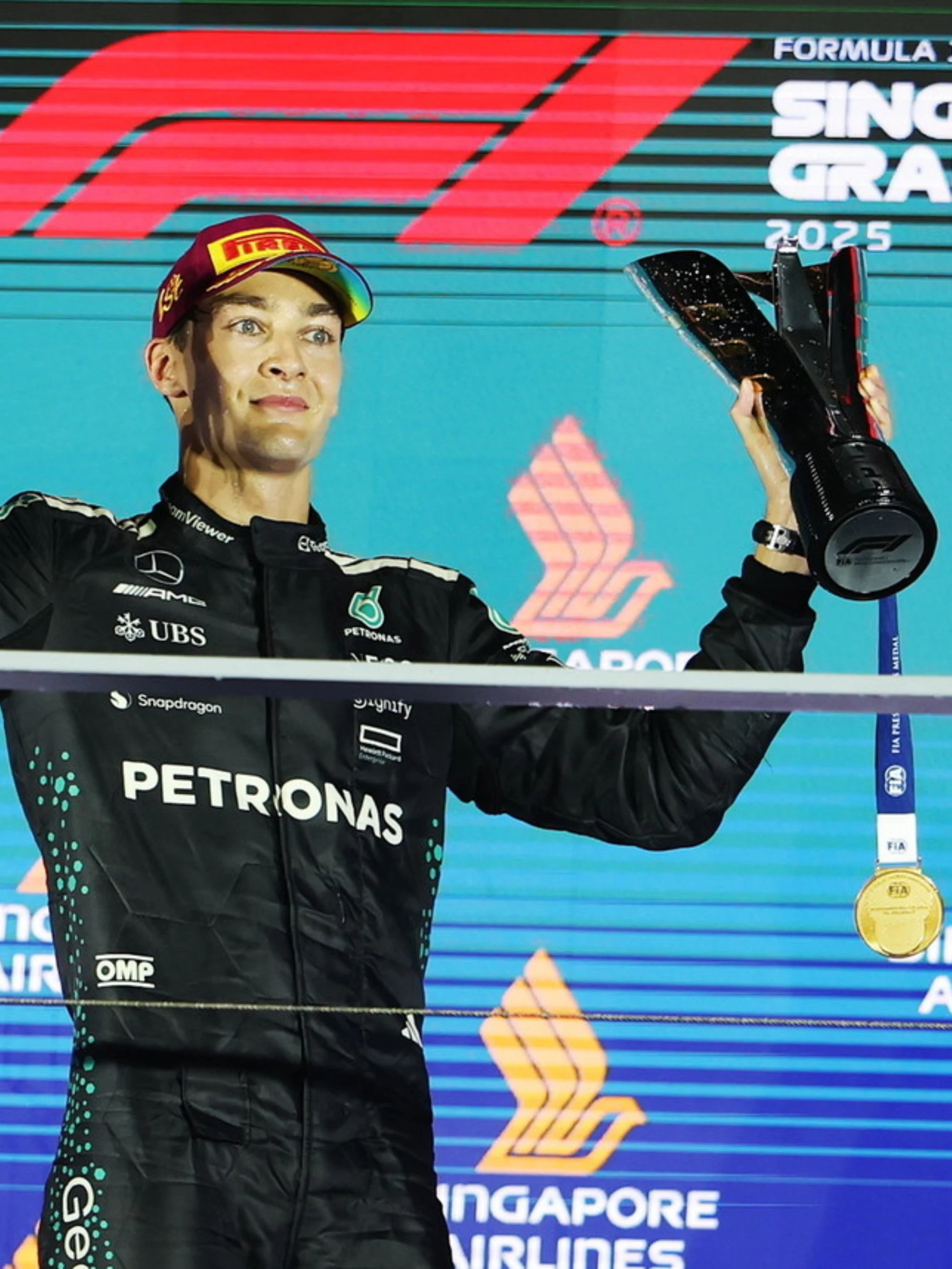 GP di Singapore, le pagelle: Russell re della notte, Ferrari regina delle scuse