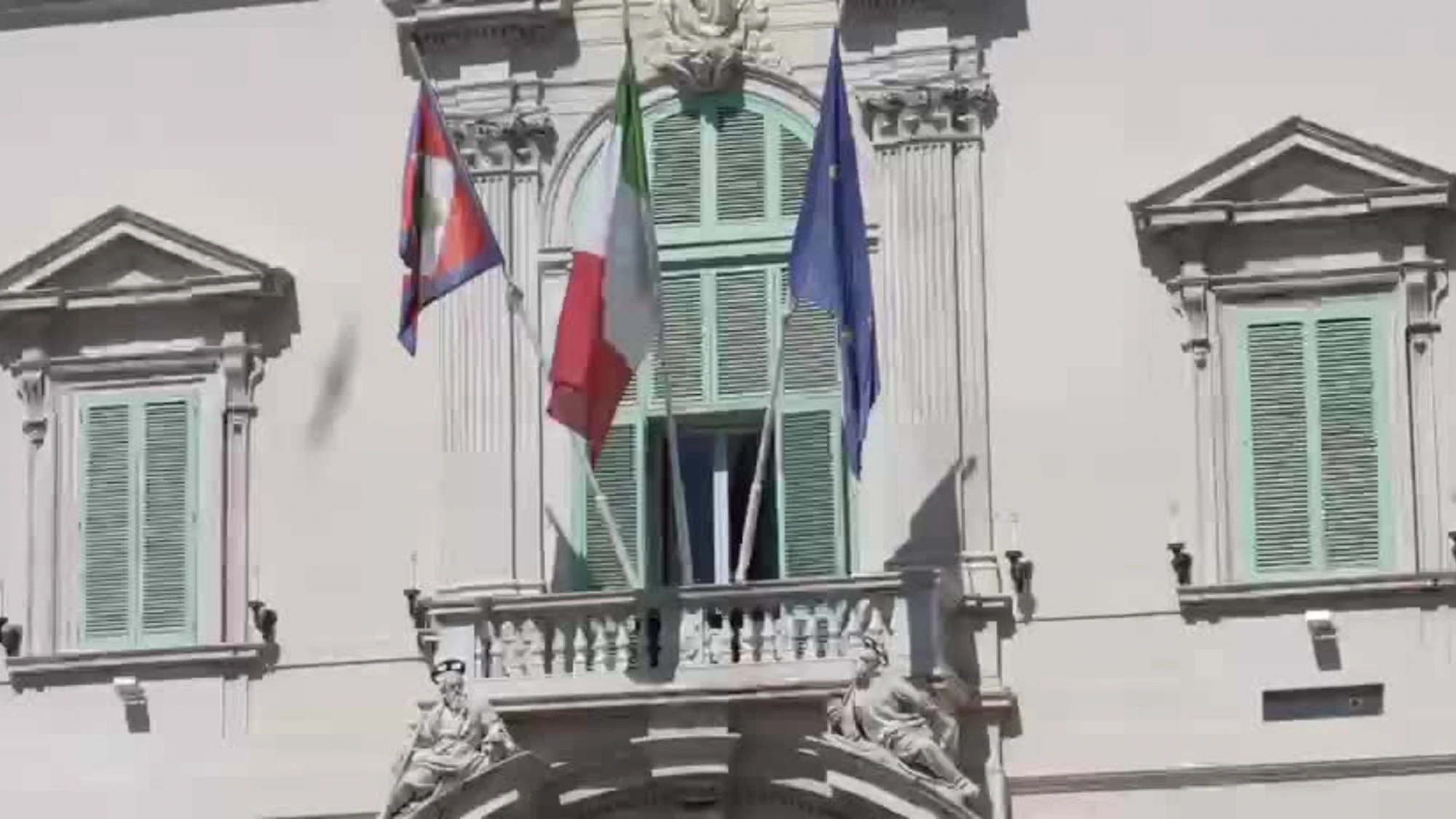 165° anniversario della costituzione dell'Esercito Italiano, cambio della Guardia solenne del reggimento "Lancieri di Montebello" (8°) sulla Piazza del Quirinale