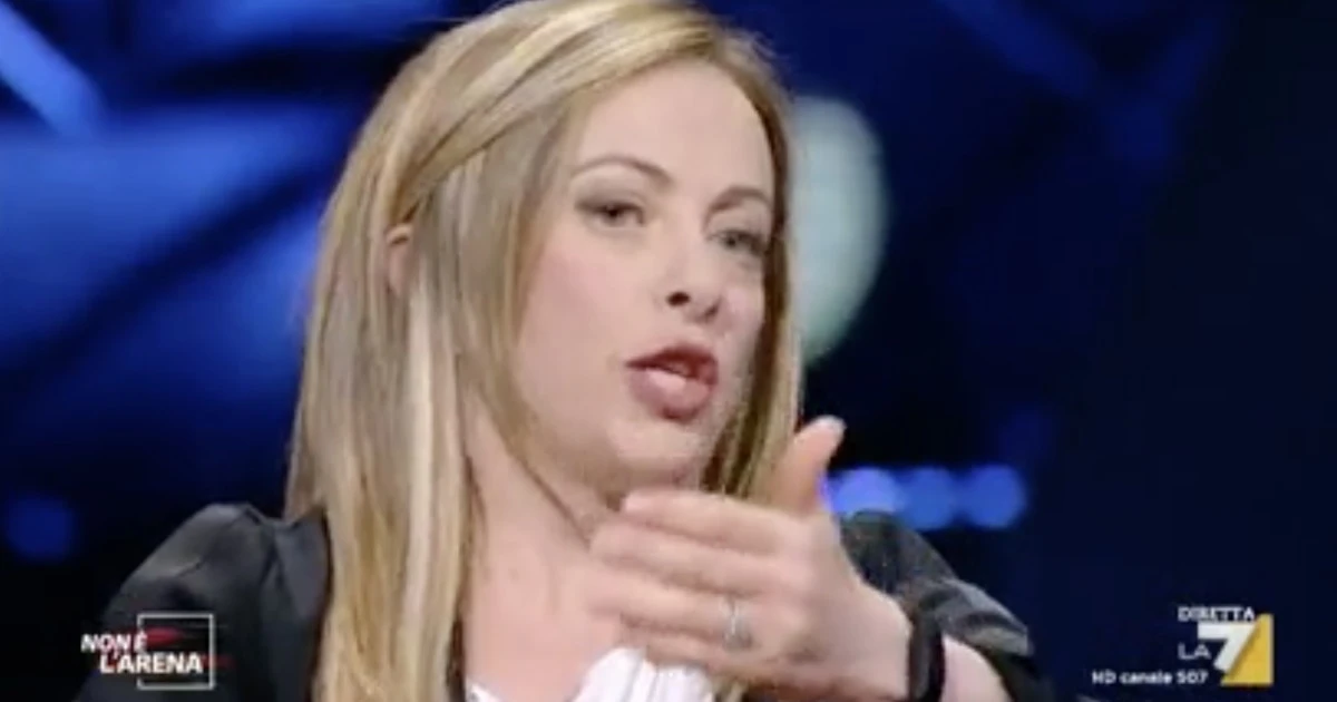 Non è l’arena, Giorgia Meloni e le voci sui sondaggi: ”Salvini e Berlusconi? Affetti stabili”