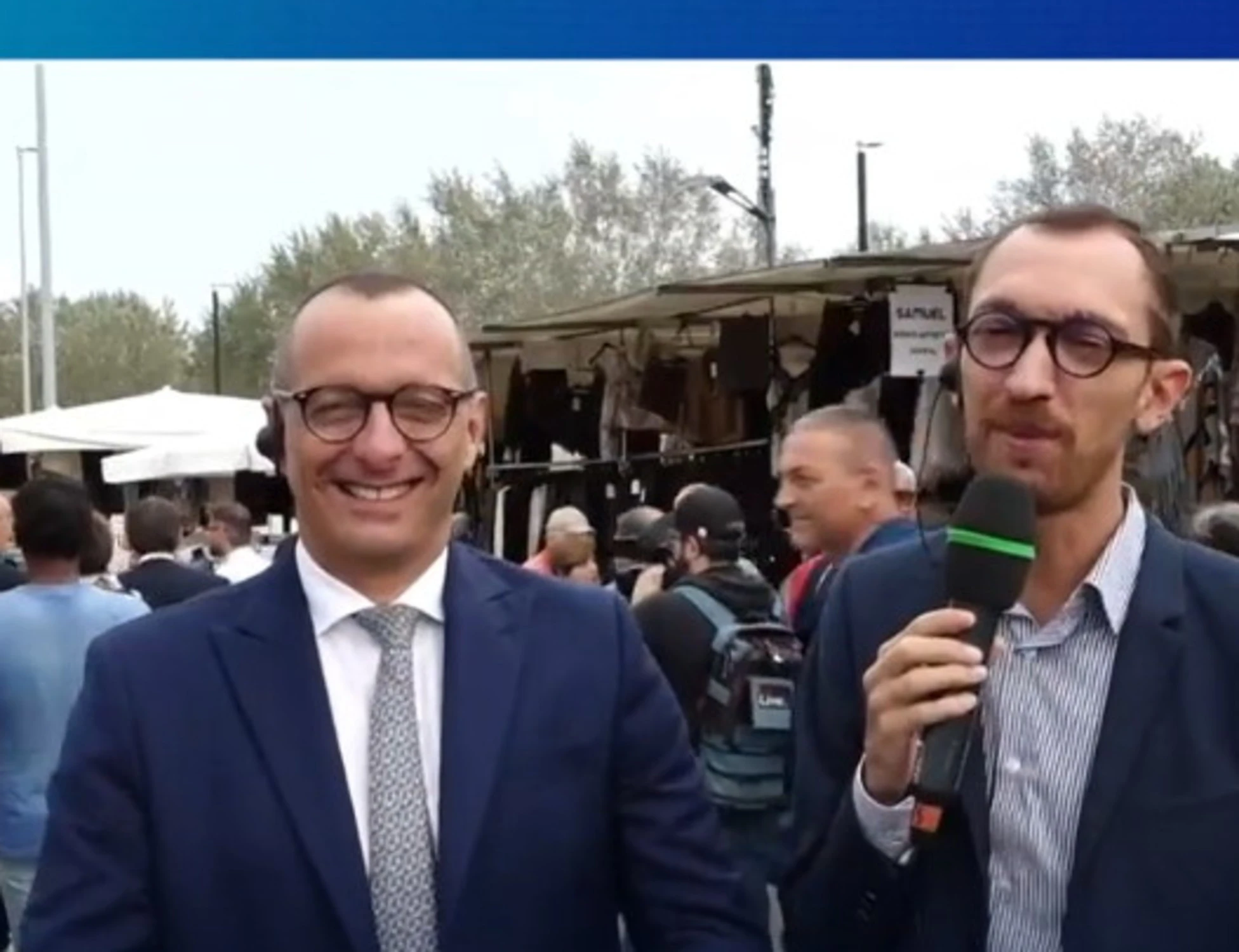 L'aria che tira, alle spalle di Ricci spunta Giuseppe Conte: "Un incubo"