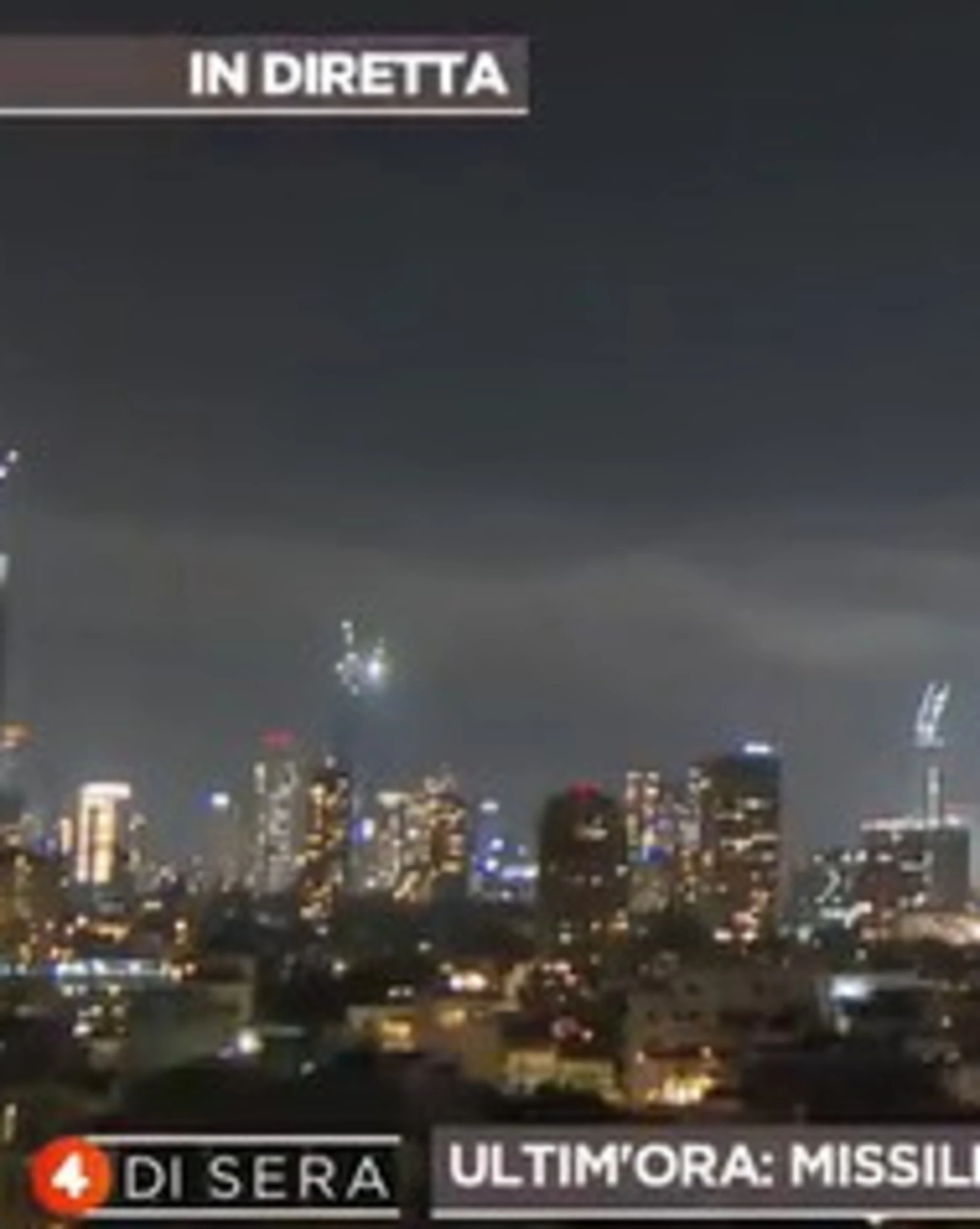 4 di Sera, il contrattacco dell'Iran contro Israele in diretta 