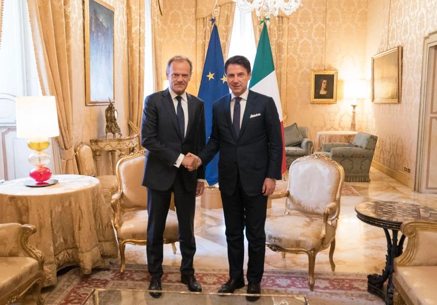 CONTE INCONTRA TUSK "RUOLO PRIMARIO ITALIA PER NOMINE UE"