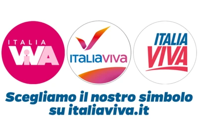 Matteo Renzi presenta i tre simboli di Italia Viva e lancia il "sondaggio": "Quale vi piace di più?"