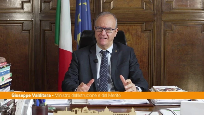 Scuola, Valditara "Via a corsi formazione su educazione a empatia e rispetto"