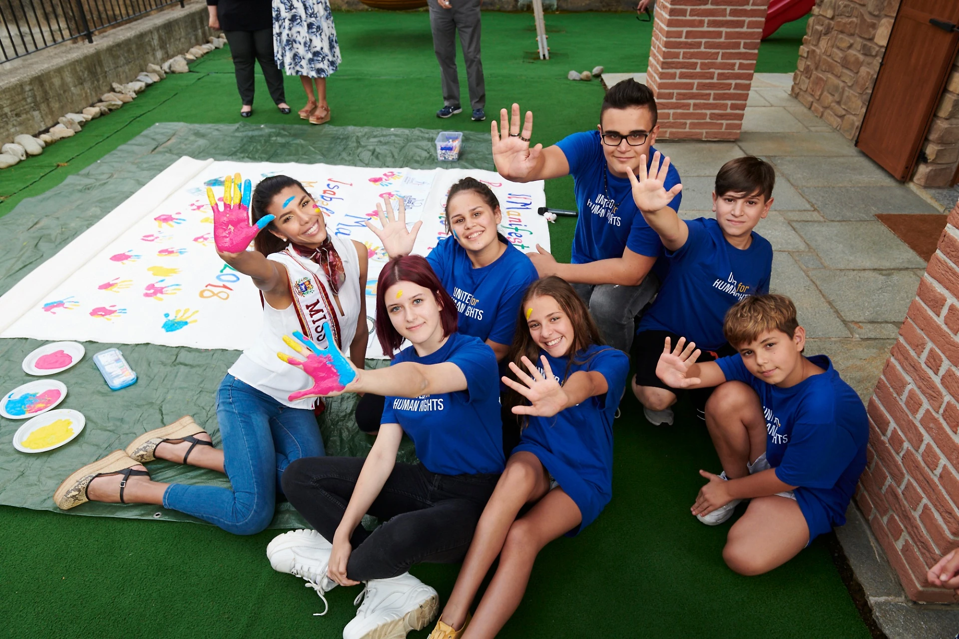 Isabella Rodriguez con i ragazzi