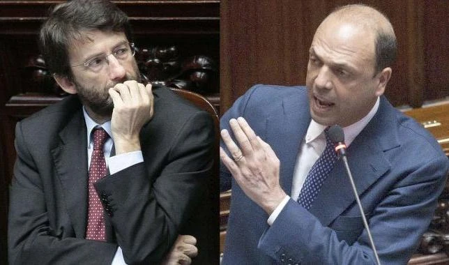 Rissa sfiorata a palazzo Chigi,Alfano a muso duro con Franceschini:"Il Pd ci sta trascinando nel baratro"