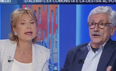 Otto e mezzo, D'Alema ferma la Gruber: "Chiami loro...", cala il gelo