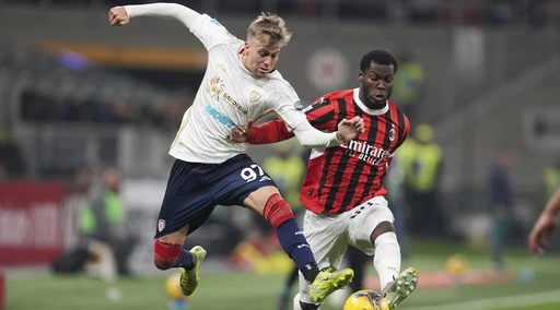 Milan, brutto pareggio contro il Cagliari: a San Siro finisce 1 a 1