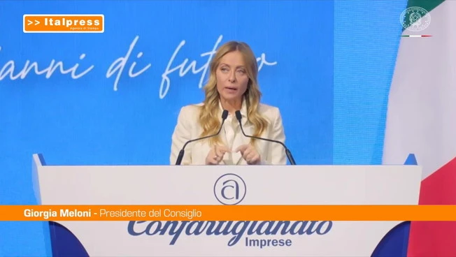 Meloni "Aiuteremo le imprese a diventare più forti e creare lavoro"
