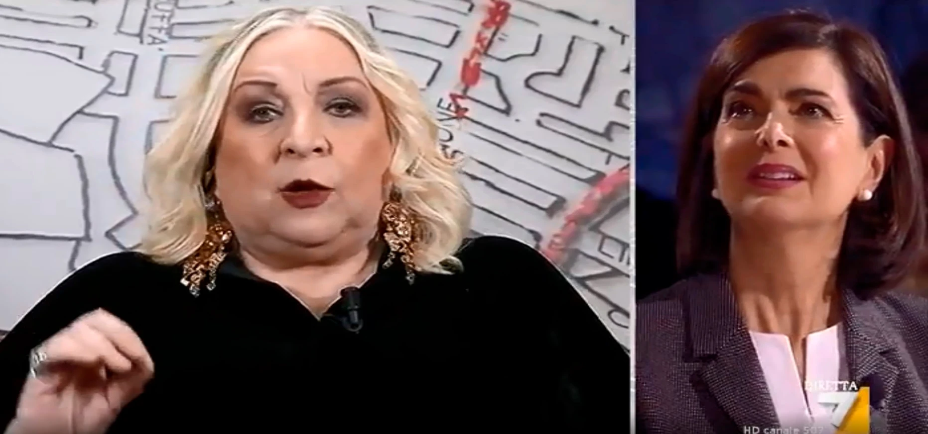 PiazzaPulita, Maria Giovanna Maglie tutta da godere: donne, sconvolge Laura Boldrini