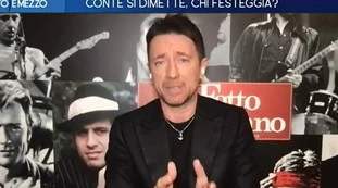 Otto e Mezzo, Andrea Scanzi in ansia per il premier Conte: "Ma chi l'ha fatta questa trattativa?"