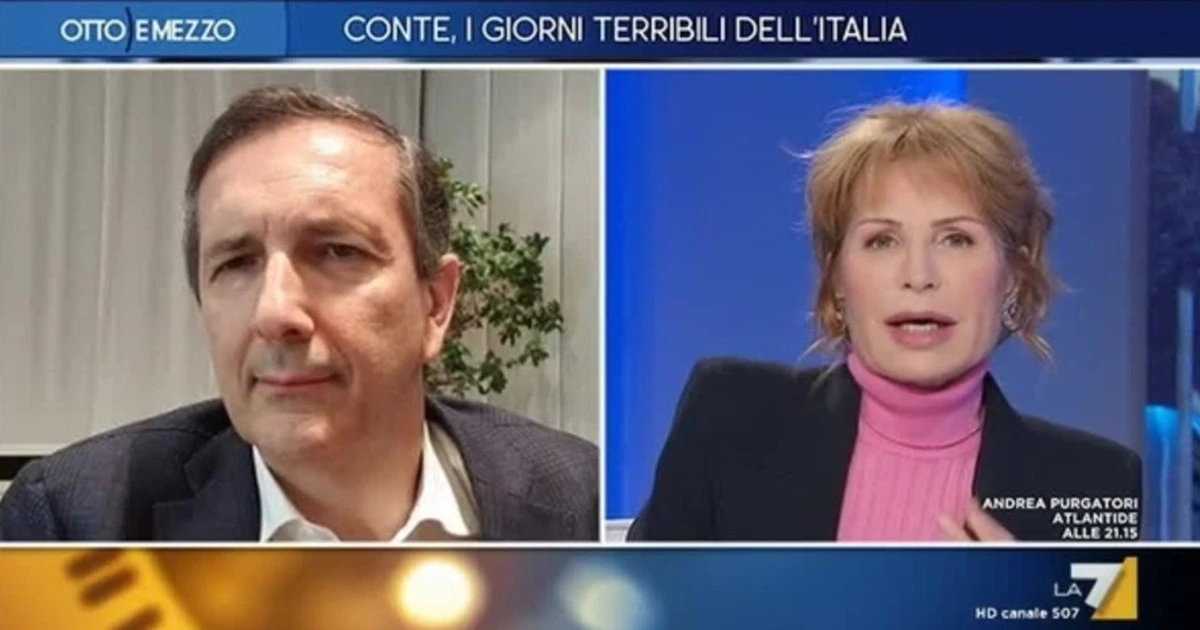 Otto e Mezzo, Lilli Gruber e Gubitosi non si sentono: "Una roba esilarante". il commento di Franco Bechis