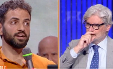 Dritto e rovescio, "il pappone": Michele sconvolge Del Debbio