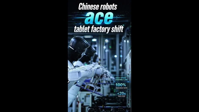 Cina, robot completano senza errori un turno in una fabbrica di tablet