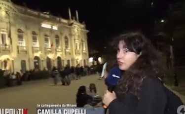 Realpolitik, Youssef Siher fermato: "Cosa urlano i giovani di sinistra in piazza". La prova della follia