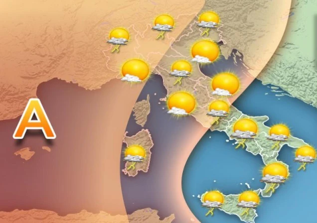 Meteo, ancora temperature alte sull'Italia: in arrivo temporali di calore