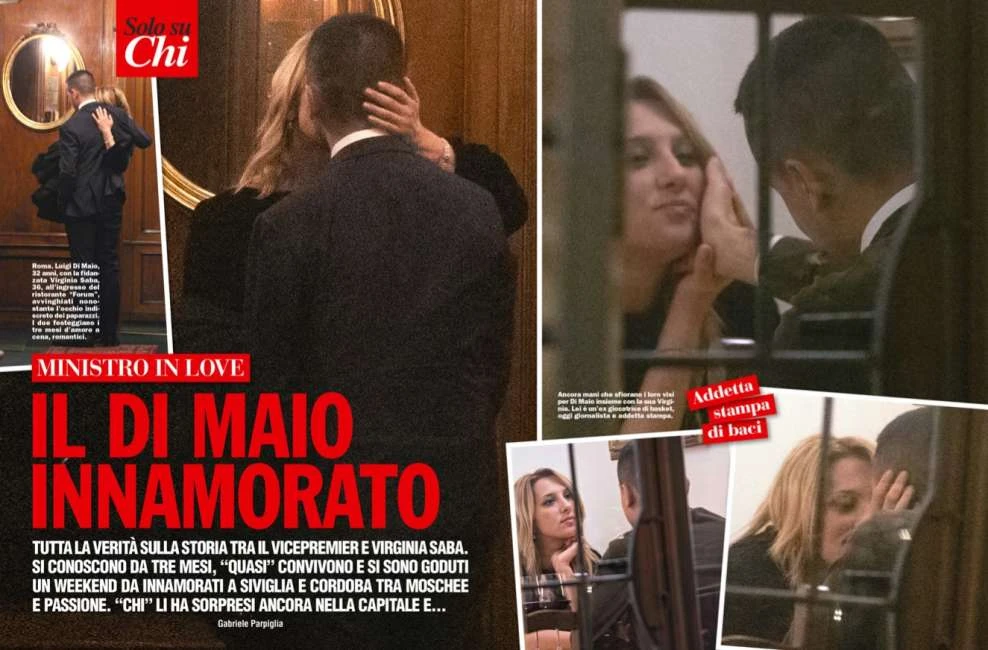 Luigi Di Maio e Virginia Saba umiliati da Dagospia: "Fate attenzione ai loro baci"