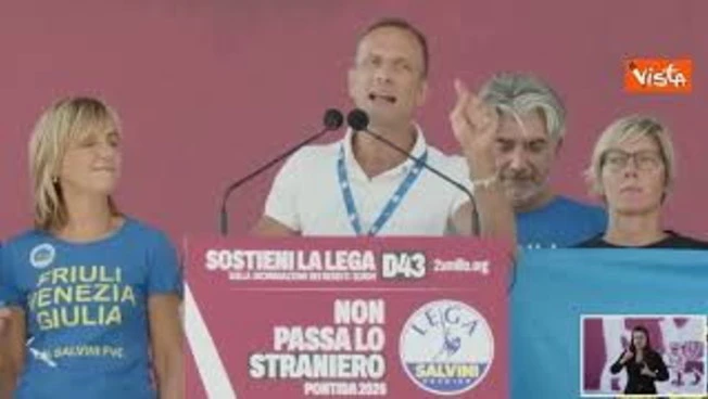 Fedriga a Pontida: Il cuore della Lega è il territorio e il pragmatismo, avanti insieme